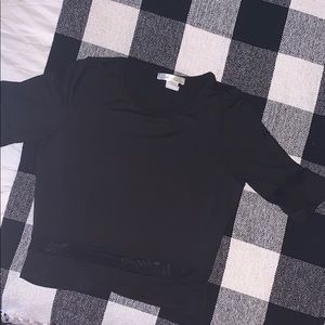 Black Crop Top